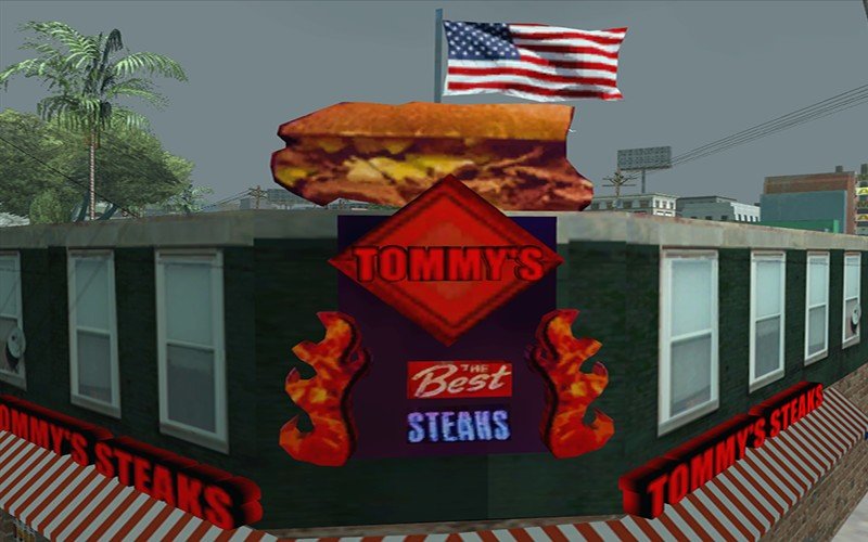 GTA San Andreas Tommy's The Best Steaks Mod