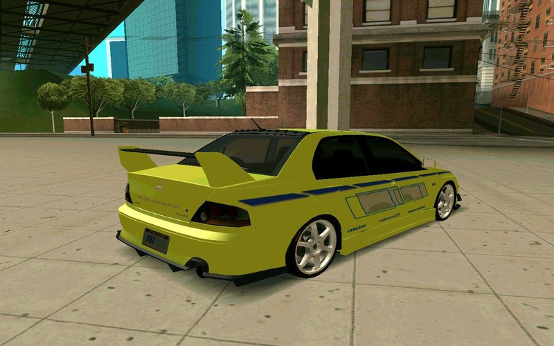 mitsubishi lancer evolution fast and furious 2