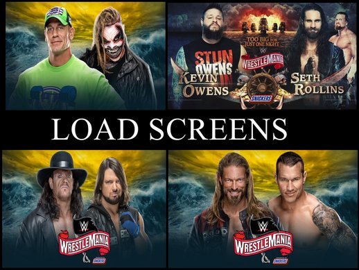 WWE Wrestlemania 2020 Loadscreen  