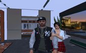 GTA Online Skin Ramdon Male 4 Hotline Yankees NY Lowrider