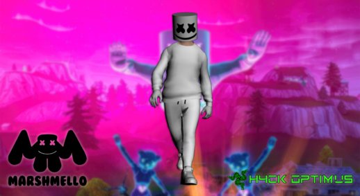 GTA Online Skin Ramdon Marshmello