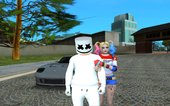 GTA Online Skin Ramdon Marshmello