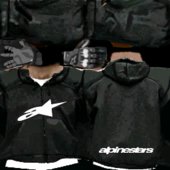 Alpinestar Hoodie With Gloves