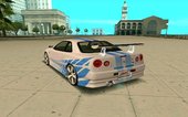 Paintjob Fast And Furious 2 Nissan Skyline 