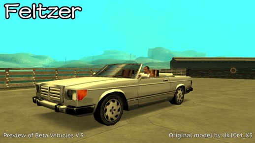 Beta Feltzer - GTA SA Beta Vehicles V.3 [Preview]