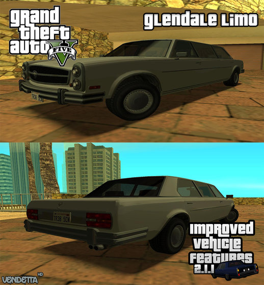 GTA V Benefactor Glendale Limo [Add-On/Reemplace]