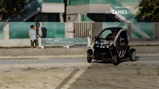 Portuguese Public Security Police - Balnear Season Patrol - Renault Twizy [ AddOn / Refletive ] v1.0