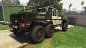 Mercedes-Benz G63 AMG 6x6 Police [Add-On | Tuning | Template]