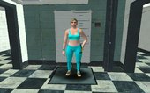 GTA Online Female Rubia Energy Up Sport Gym