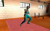 GTA Online Female Rubia Energy Up Sport Gym