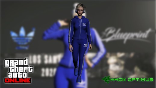 GTA Online Female Rubia Adidas SweatSuits