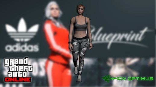 GTA Online Female Outher Energy Up Sport Gym