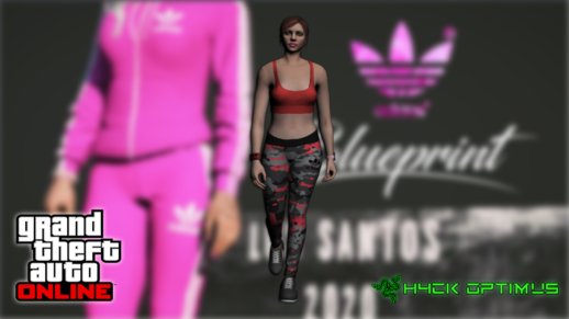 GTA Online Female Energy Up Sport Gym