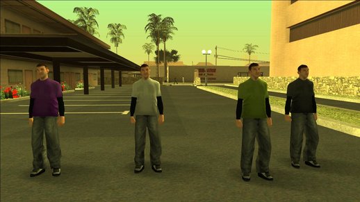 San Andreas SWMYCR Ped Variation Mod