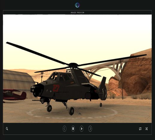 GTA Online Akula Stealth Helicopter (Low-Poly)