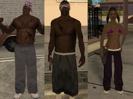 Ballas Gangs Skins