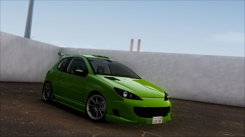 Download Peugeot 206 Tuning for GTA San Andreas