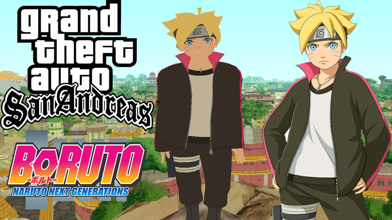 GTA San Andreas Naruto Skin HD For Android Mod 