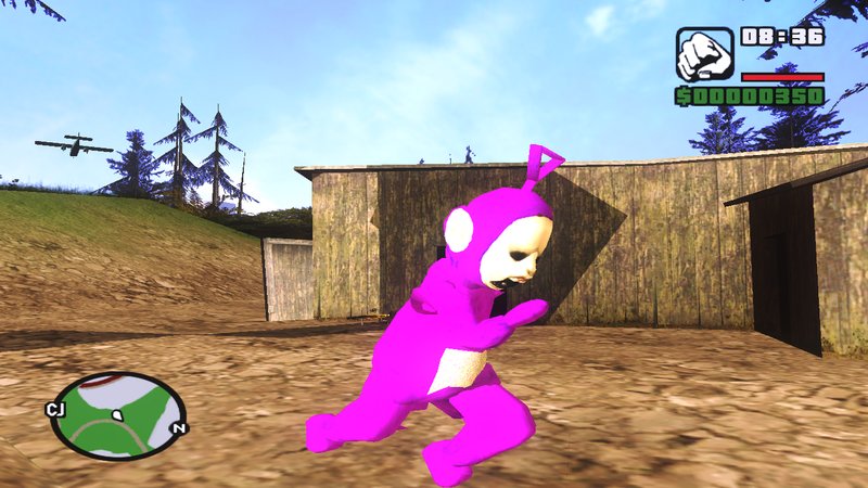 Download Teletubby from the game Slendytubbies for GTA San Andreas (iOS,  Android)