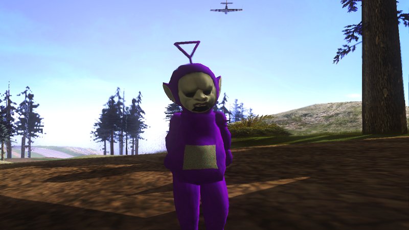 Blue Worker (Slendytubbies 3) for GTA San Andreas