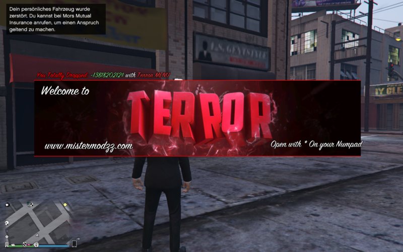 GTA 5 Online PC, TERROR 3.4 MOD MENU 1.52 - 1.53, Free TERROR Mod Menu  (UNDETECTED)?