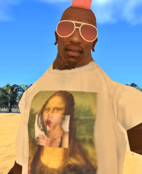 Mona lisa sales lollipop t shirt