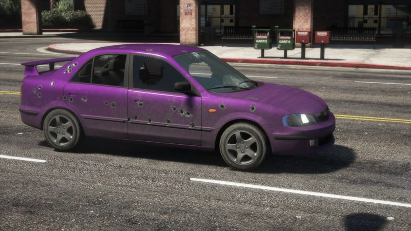 GTA 5 Mazda 323 '99 [Addon] Mod