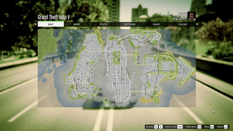 Map of Liberty City - with street names by roset03 on DeviantArt