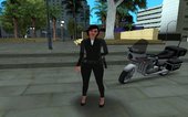 GTA V Karen Daniels Casual V2 Black CatSuit