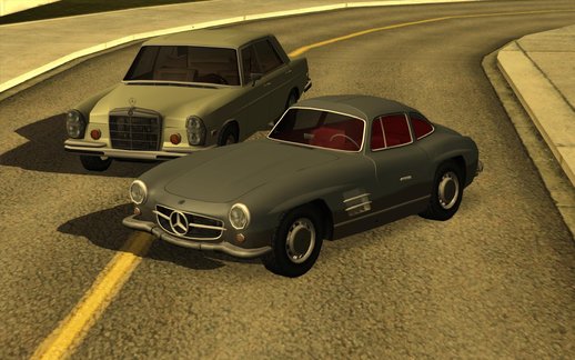 1955 Mercedes-Benz 300SL (Low Poly)