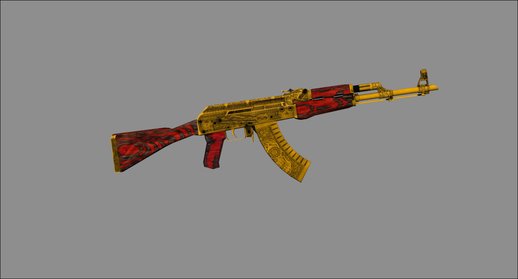 AKM Gold Cartel Skin V2