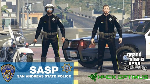 GTA V Pack de Skins SASP San Andreas State Police Officer Trooper