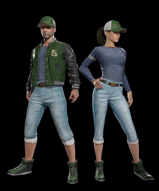 PUBG Varsity Jacket Outfit