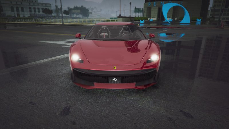 Gta 5 Ferrari Sp38 Deborah Add On Mod Gtainside Com