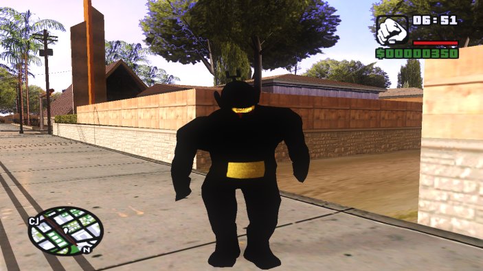 Shadow Tubbie (SlendyTubbies 3) for GTA San Andreas