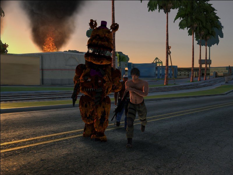 Nightmare Fredbear (FNaF) para GTA San Andreas