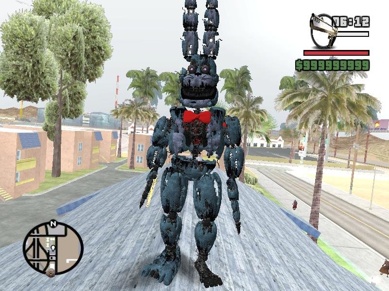 GTA San Andreas Five Nights at Freddy's 4 Ultimate Skin Pack Mod