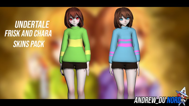 Gta San Andreas Undertale Frisk And Chara Mod Gtainside Com