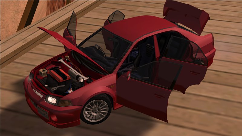 GTA San Andreas Mitsubishi Lancer GSR Evolution VI [CP9A