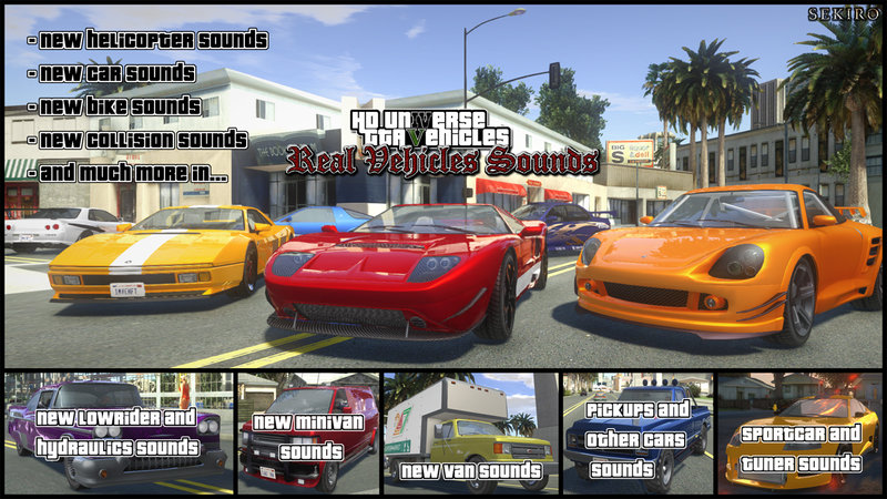 Gta San Andreas Real Vehicles Sounds Update Ii Mod Gtainside Com