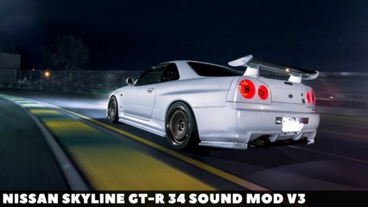 Nissan Skyline GT-R 34 Sound Mod v3