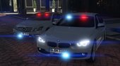 BMW 330D F30 and Mercedes E500 Coupe C207 (Police unmarked) Alerta Cobra/Alerte Cobra [Add-on/Replace/No els] (Alarm Für Cobra 11)