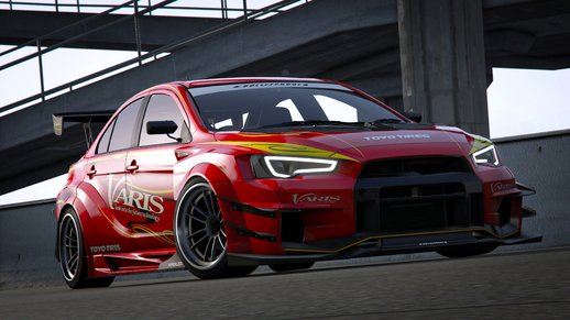 Mitsubishi Lancer Evolution X (CZ4A) (Varis | Team Orange) [Add-On | Template]