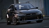 Mitsubishi Lancer Evolution X (CZ4A) (Varis | Team Orange) [Add-On | Template]
