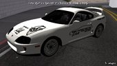 Paul Walker Tribute Paintjob for Toyota Supra US-Spec (JZA80) 1993 for Mobile