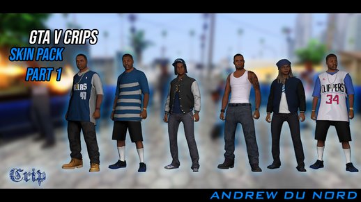 GTA 5 Crips Skins Pack 