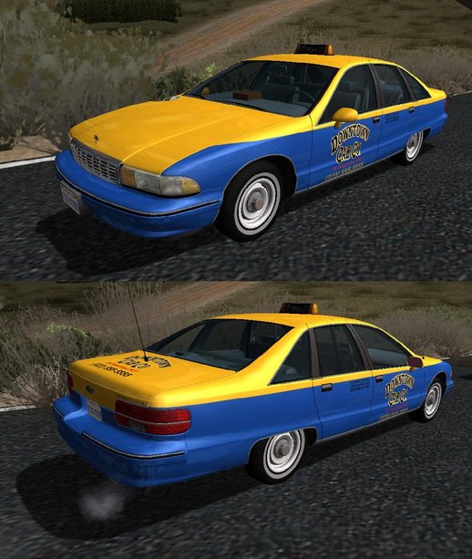 Chevrolet Caprice 1991 Taxi & 1993 Civilian Pack v1.1