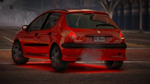 Peugeot 206  2004 [Add-On | Extras | Dirt-map]
