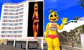 Toy Chica Billboard and Mural