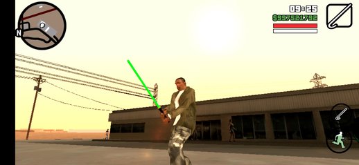 LightSaber Green dff no txd